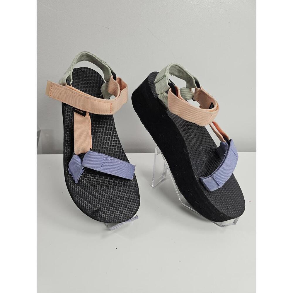 Teva Platform Sandals with Adjustable Straps - Mu… - image 1